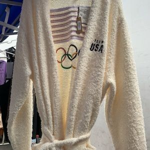 SKiMS Team USA Cozy Knit bathrobe 2X / 3x. NWT